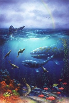 California Grays under sea Oil Paintings